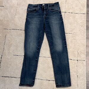 American Eagle Outfitters Blue and Red Plaid Jeans 28x30